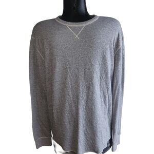 American Eagle Grey Long Sleeve Top M